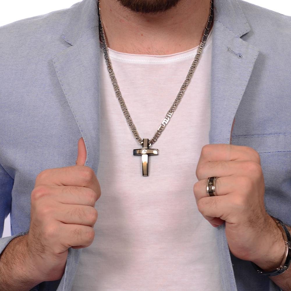 Corrente Aço Mariner Duplo 5.50mm 60cm Prata 4