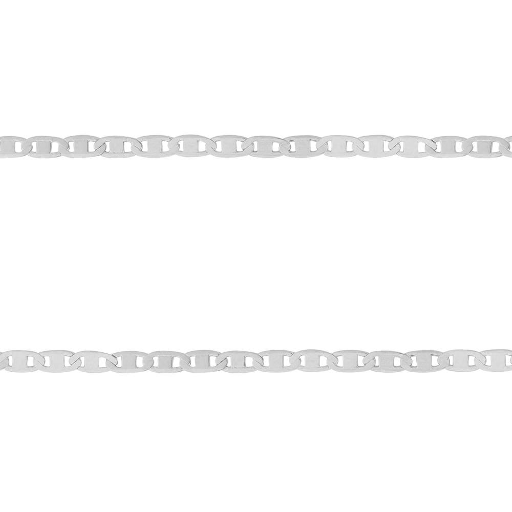 Corrente Aço Piastrini 3mm 60cm Prata 2
