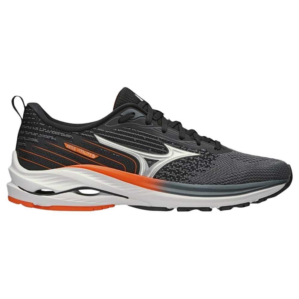 Tênis Mizuno Wave Vitality 5 Masculino Cinza e Laranja Cinza 1