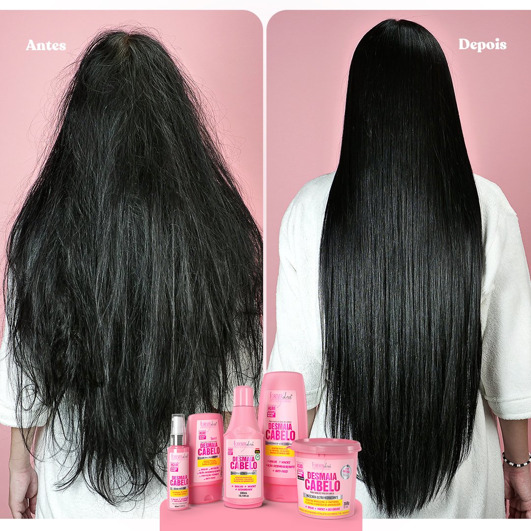 Kit Desmaia Cabelo Completo Forever Liss ÚNICO 3