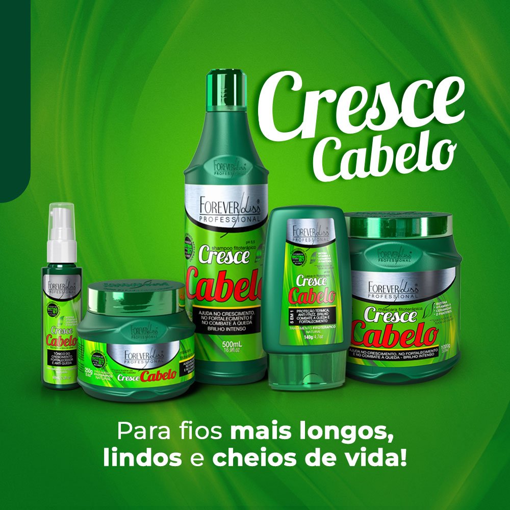Kit Cresce Cabelo Crescimento Acelerado Profissional Forever Liss ÚNICO 4