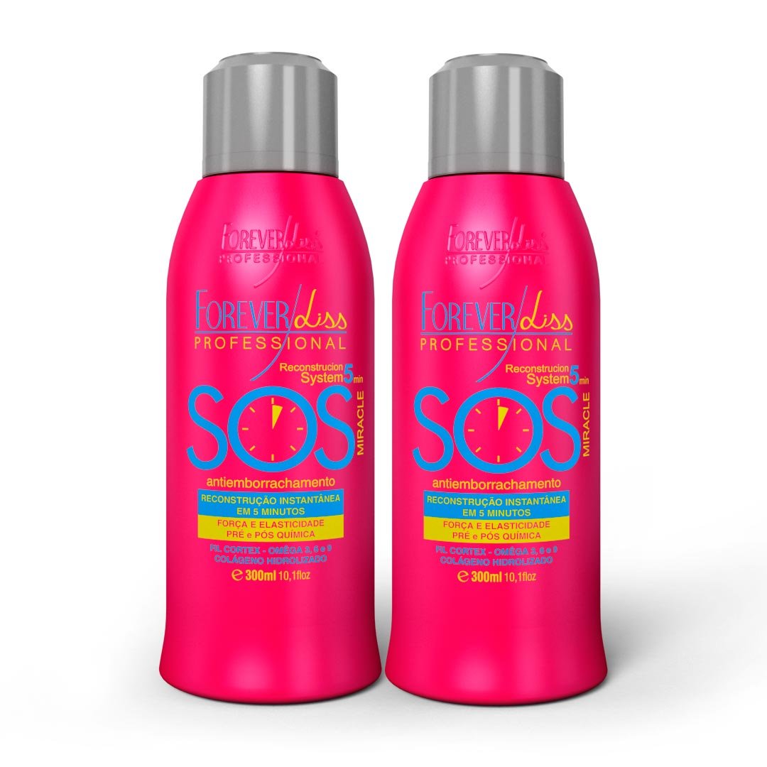 Kit 2 Sos Antiemborrachamento 300ml Forever Liss