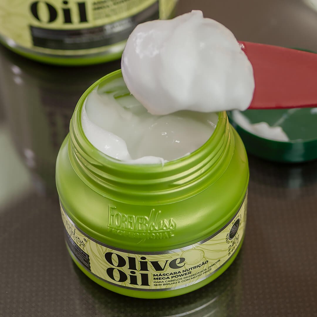 Kit Olive Oil Shampoo 300Ml E Máscara 250G Forever Liss ÚNICO 2