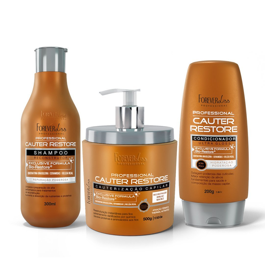 Kit Cauterização Completa Forever Liss 200g 3