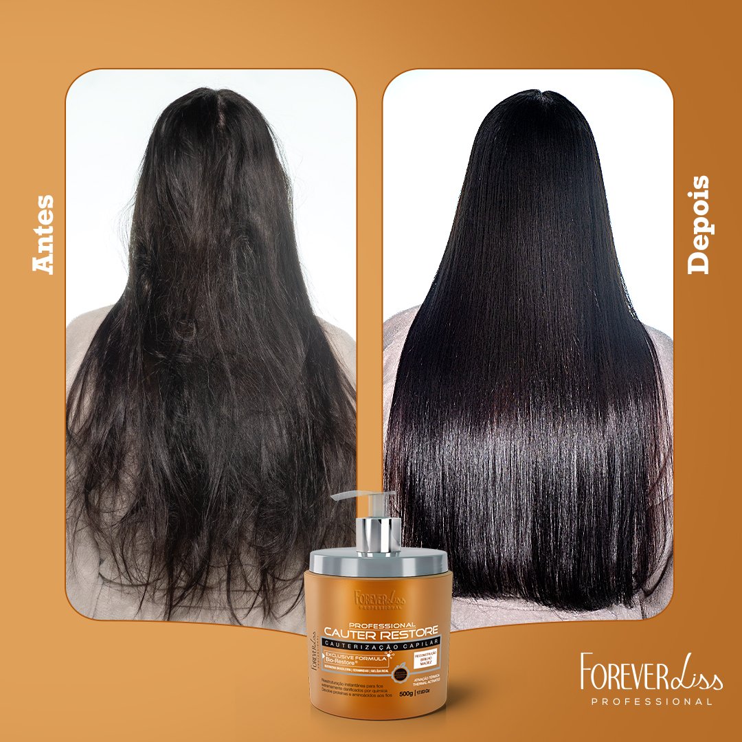 Kit Liso Mágico 200ml com Cauterização Capilar 220ml 2