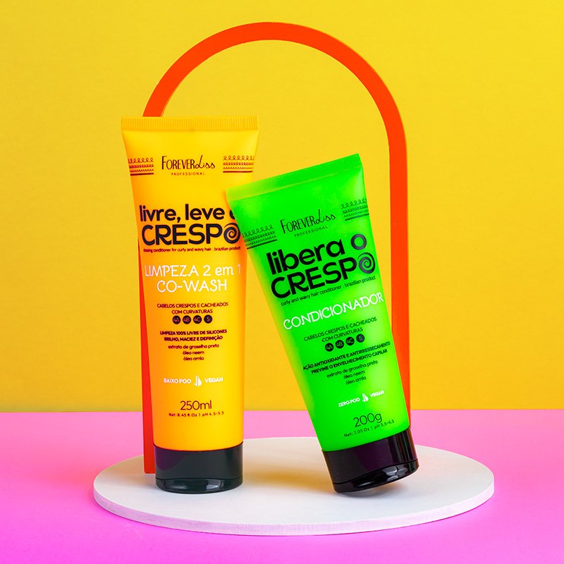 Kit Livre Leve E Crespo Forever Liss ÚNICO 3