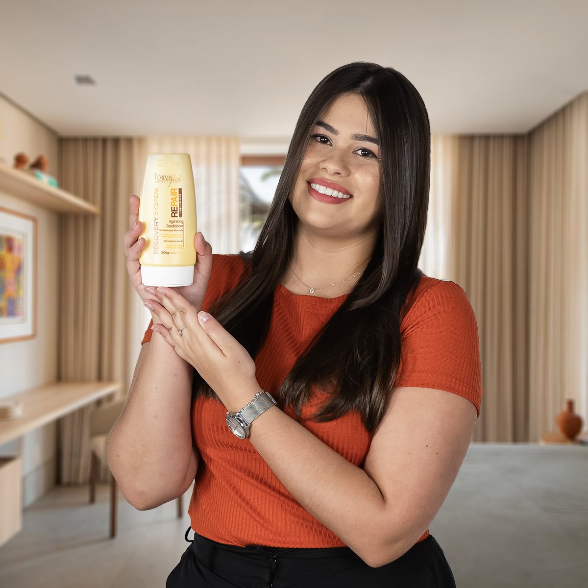 Kit Force Repair Shampoo E Condicionador Forever Liss ÚNICO 2