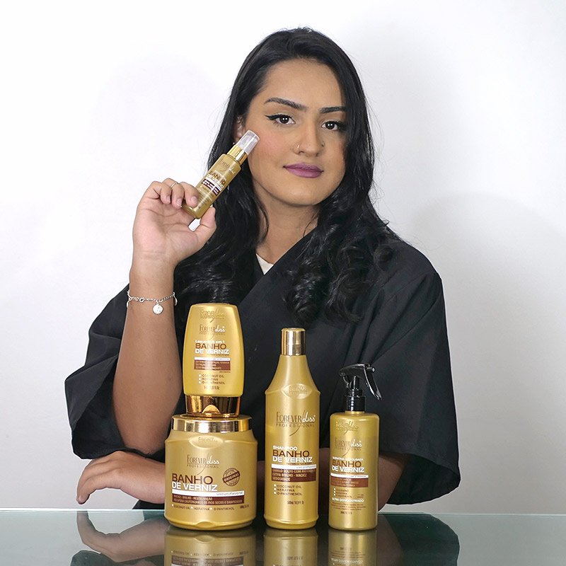 Kit Banho De Verniz Extremo Profissional Forever Liss ÚNICO 2