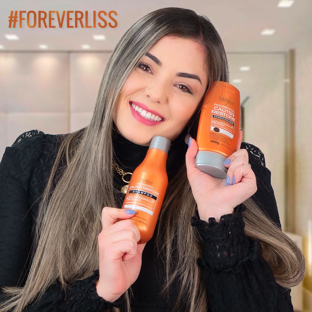 Shampoo Cauterização Forever Liss 300ml 300ml 3