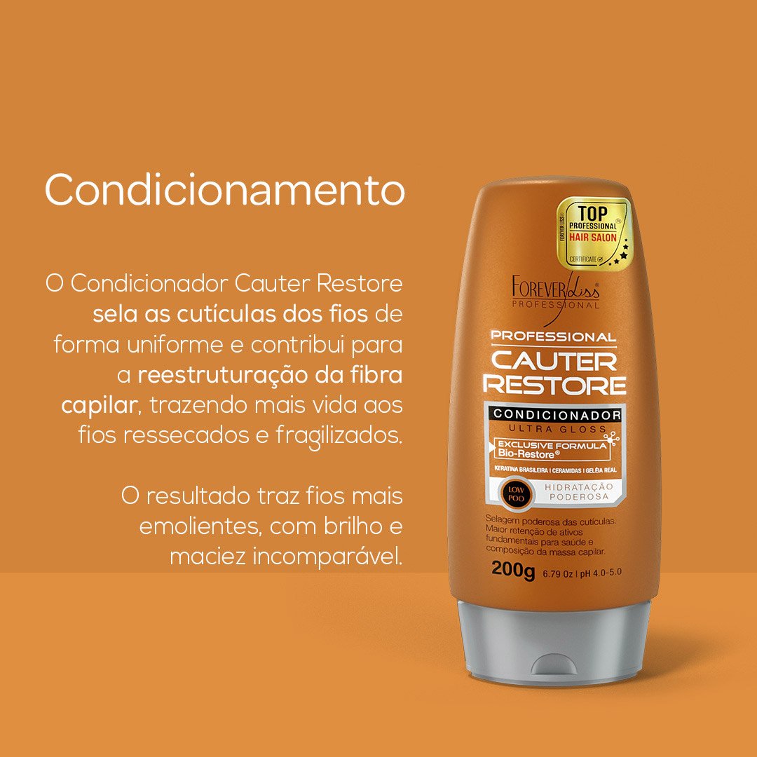 Condicionador Cauterização Forever Liss 200g 200g 2
