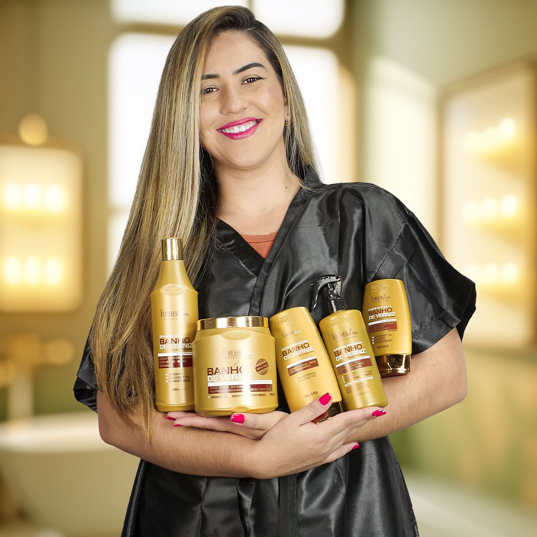 Combo Com 3 Máscaras Banho De Verniz Forever Liss ÚNICO 3