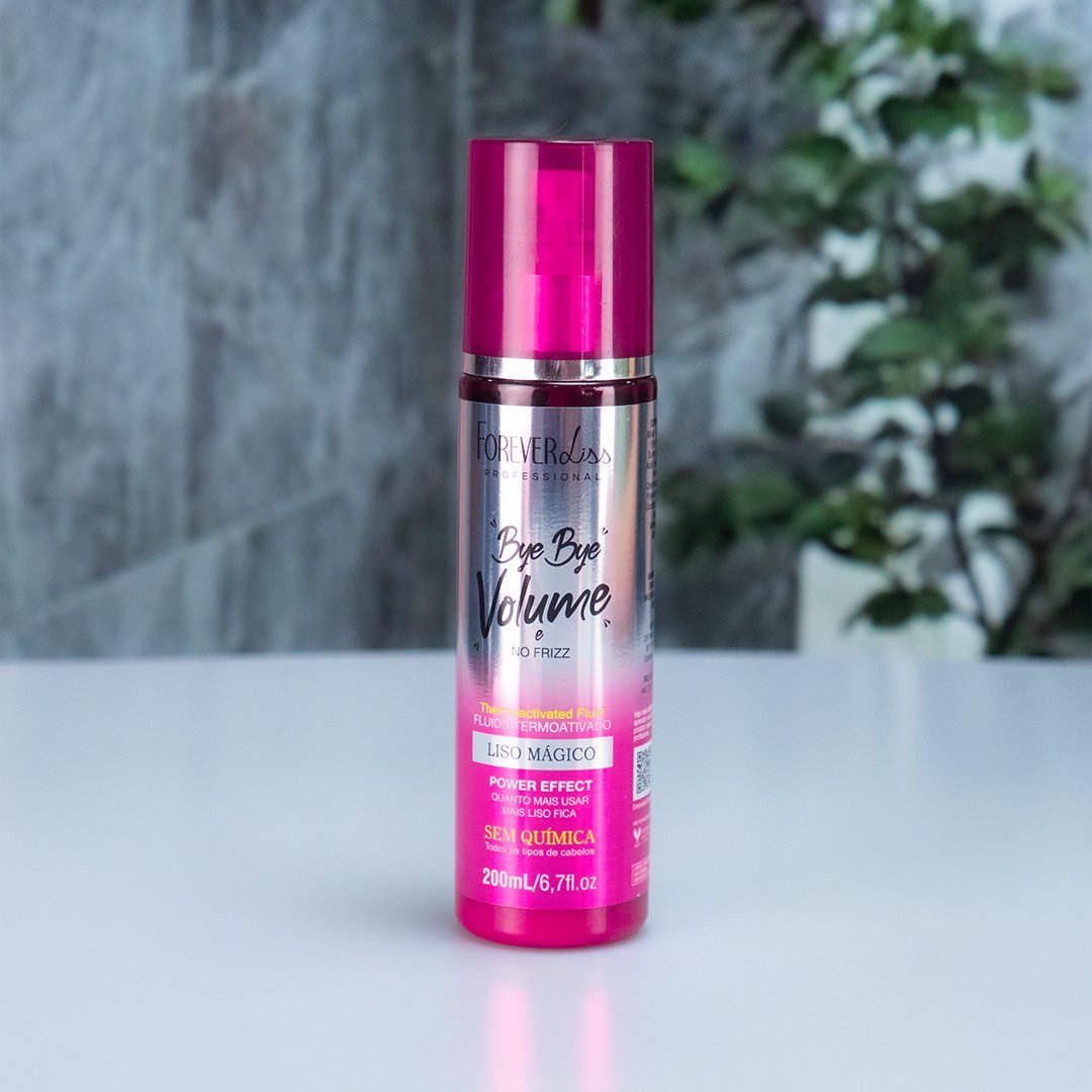 Kit Especial Banho de Verniz com Bye Bye Volume Forever Liss ÚNICO 4