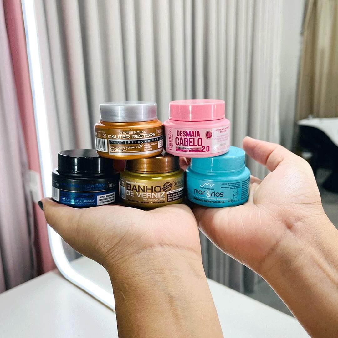 Mini Máscara Cauterização Capilar 40g Forever Liss 40g 2