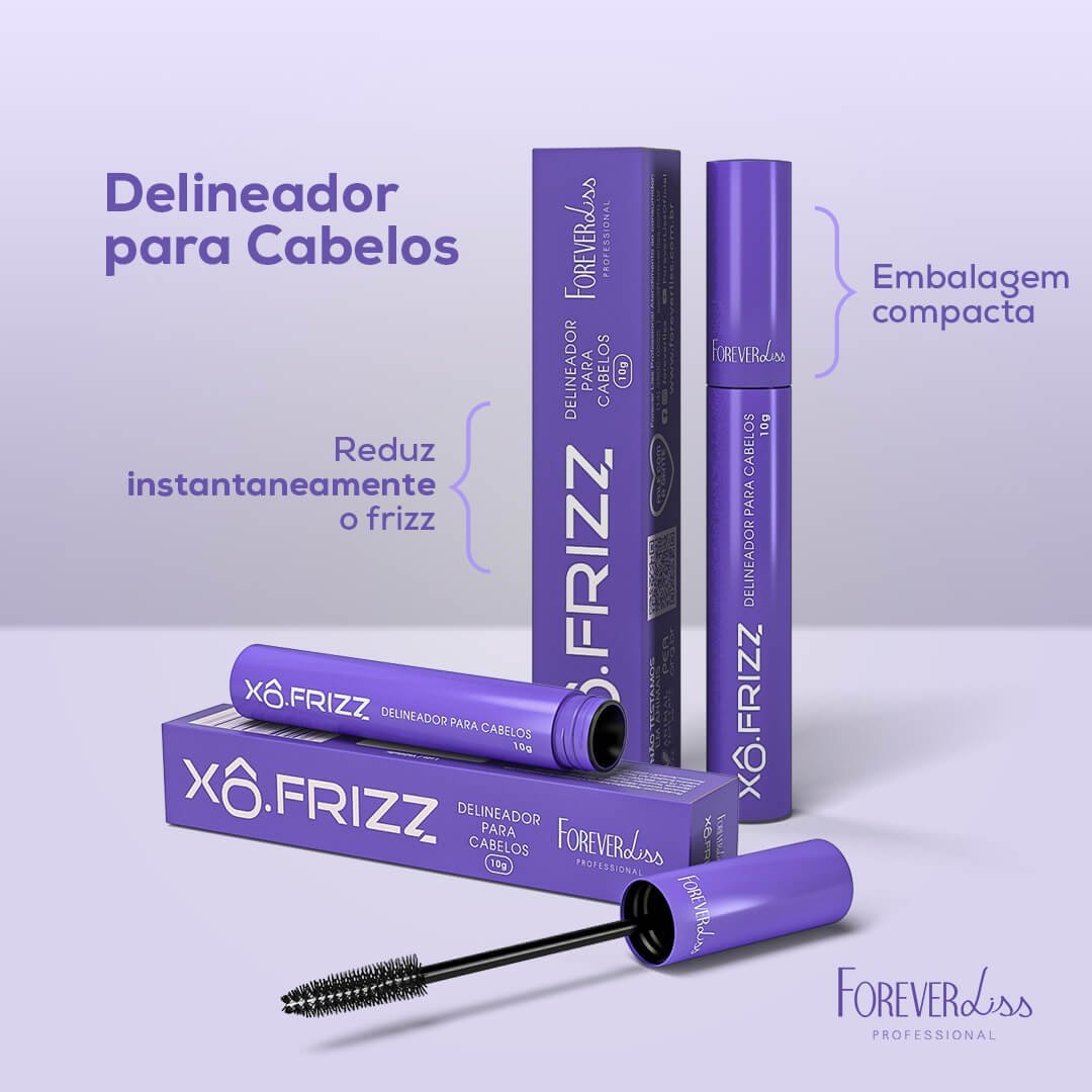 Kit Modelador de Fios Xô Frizz e Bye Bye Volume 200mL Forever Liss ÚNICO 3