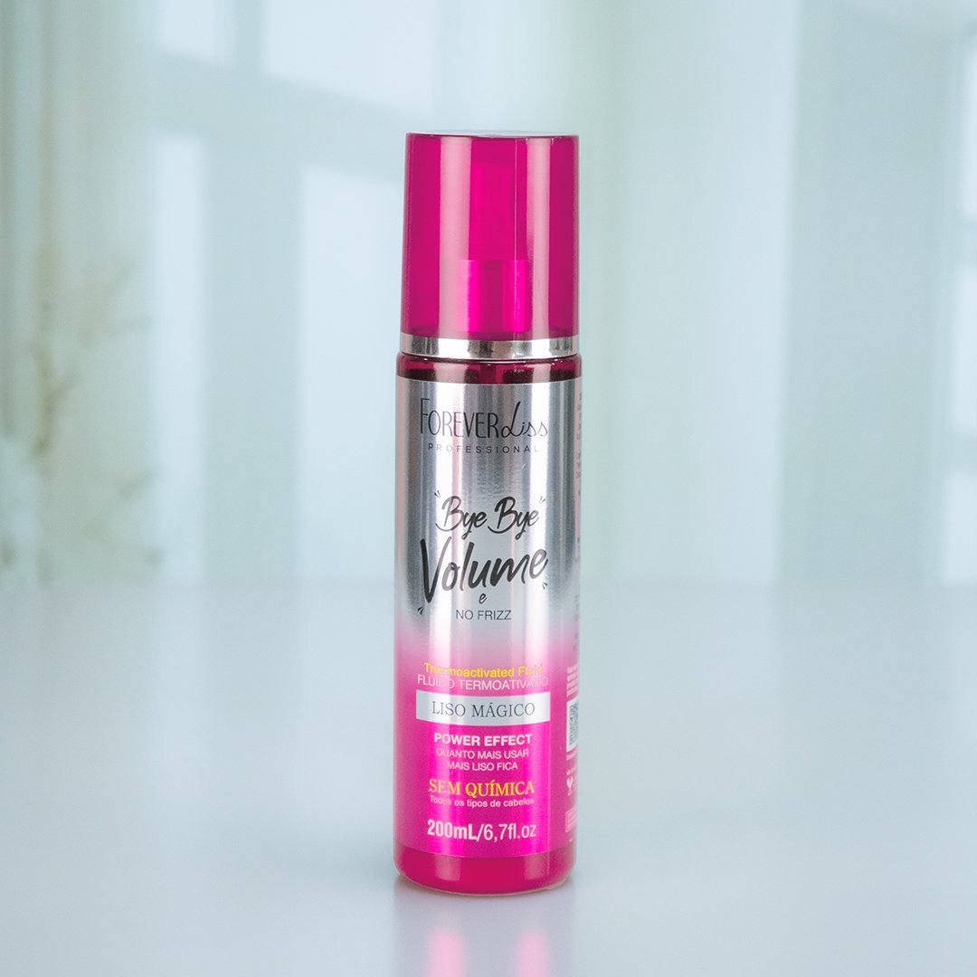 Kit Modelador de Fios Xô Frizz e Bye Bye Volume 200mL Forever Liss ÚNICO 5