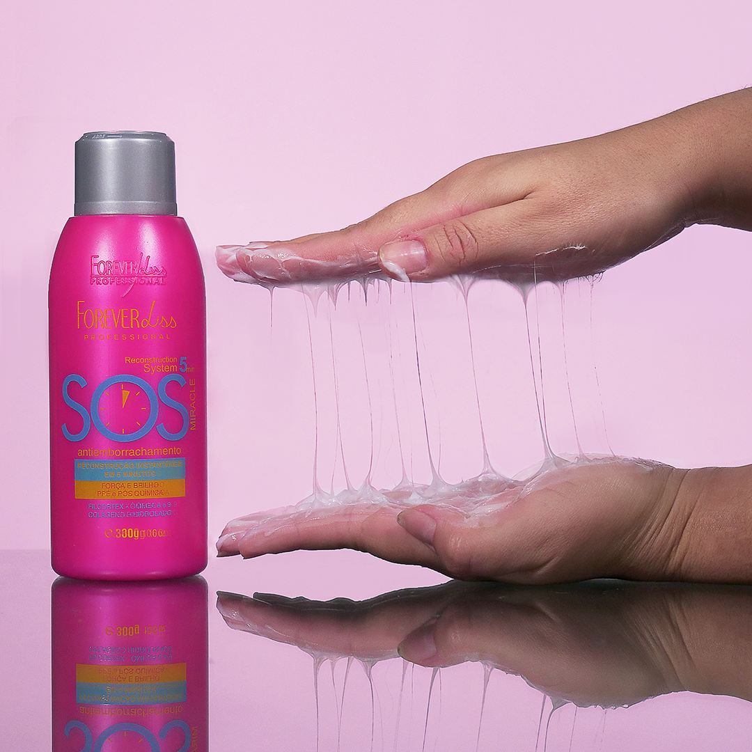 Kit Máscara Volume Zero 250G Com Reconstrutor Sos Forever Liss ÚNICO 5