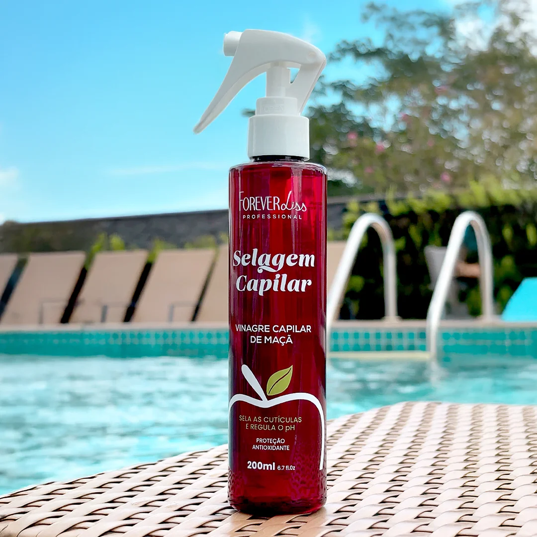 Kit Vinagre Capilar Forever Liss Com Máscara Anabolizante 200g ÚNICO 4