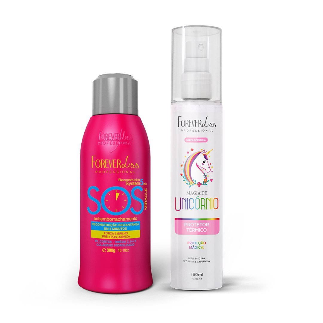 Kit Antiemborrachamento Com Magia De Unicórnio Forever Liss ÚNICO 2
