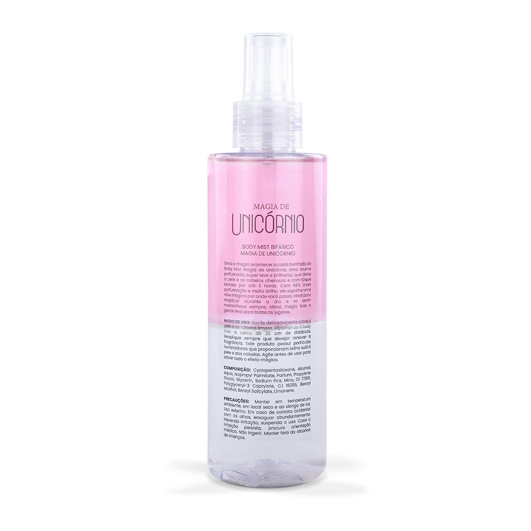 Body Splash Cabelo e Corpo Magia de Unicórnio Forever Liss 200ml 200ml 5