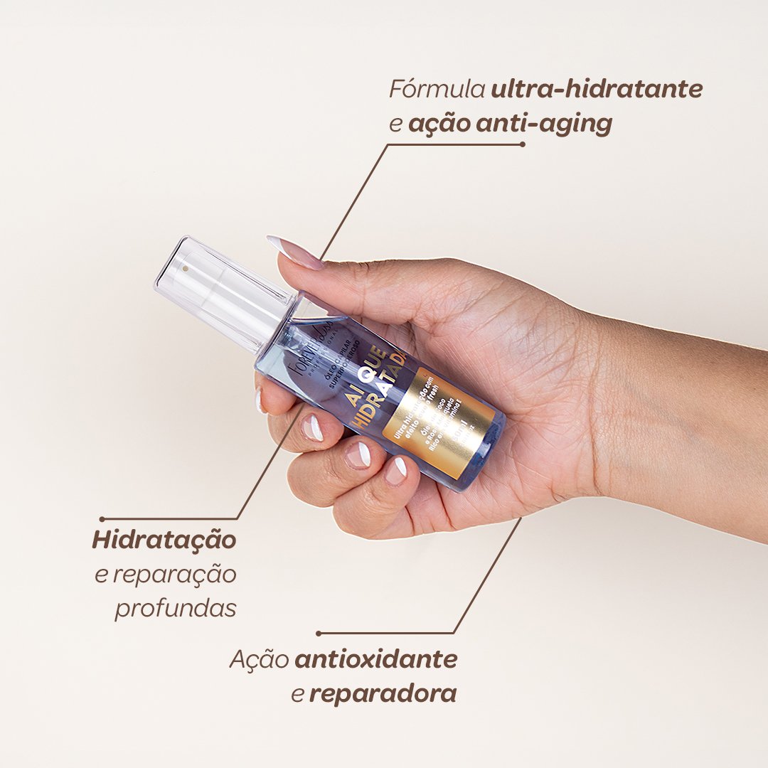 Kit Óleos Superpoderosos Brilho e Hidratação Forever Liss ÚNICO 6