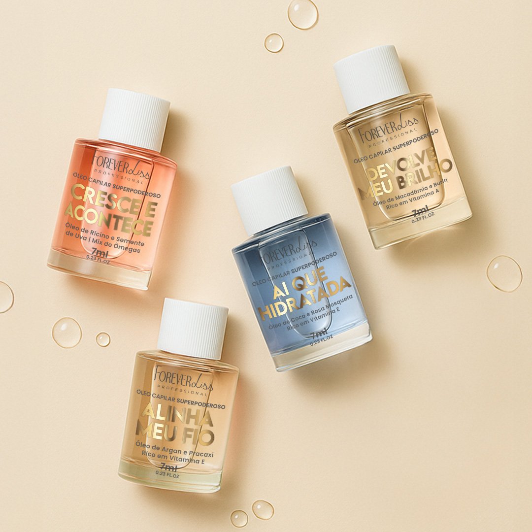 Kit Óleos Capilares Superpoderosos Completo Forever Liss 7 ml ÚNICO 3
