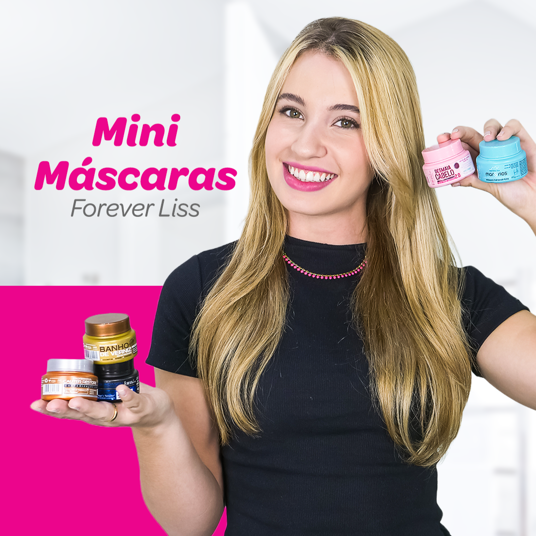 Mini Máscara Catiônica Forever Liss 40g 40g 2