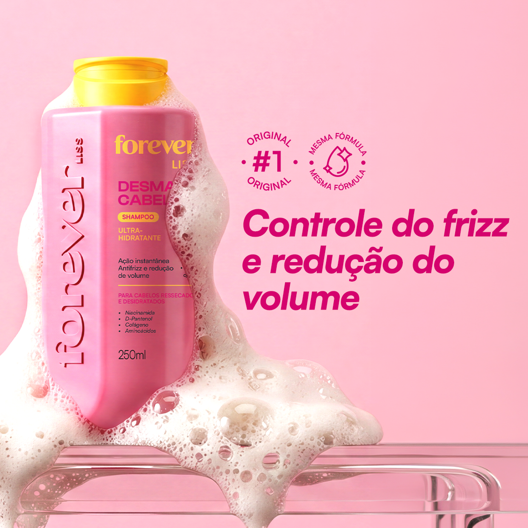 Shampoo Desmaia Cabelo Forever Liss 250ml 250ml 2