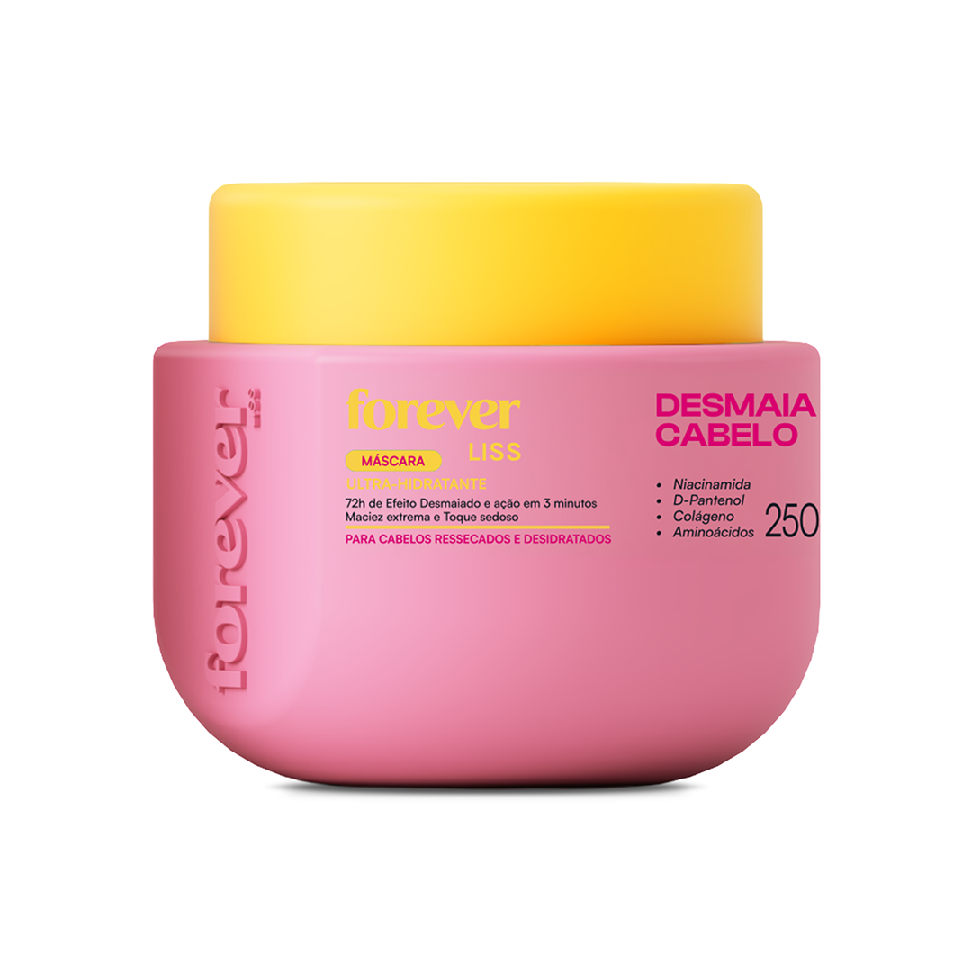 Máscara Hidratante Desmaia Cabelo Forever Liss 250g