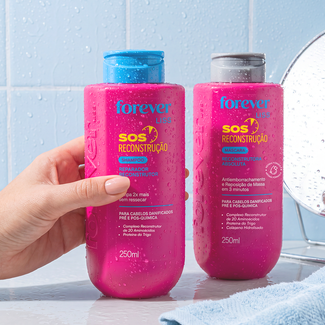 Kit Especial SOS Reconstrução Forever Liss ÚNICO 5