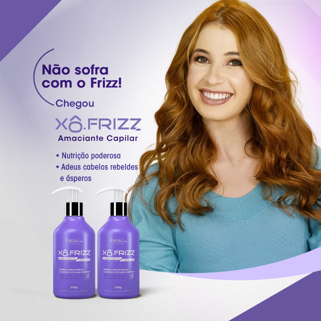 Amaciante Capilar Xô Frizz Forever Liss 250g 250g 4