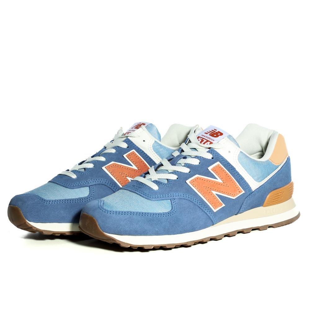 Tênis New Balance Ml574 Azul Branco 42