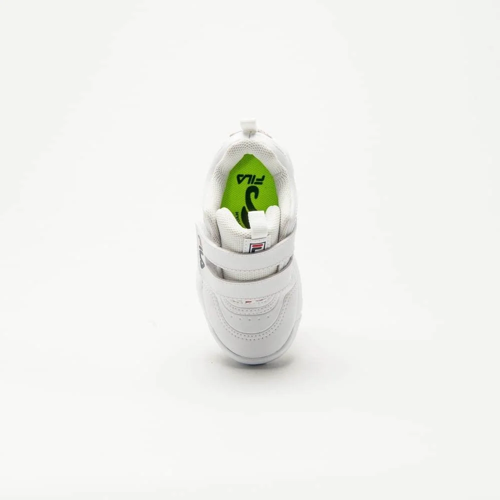 Tênis Infantil Fila Disruptor Fd8k Branco Branco 3