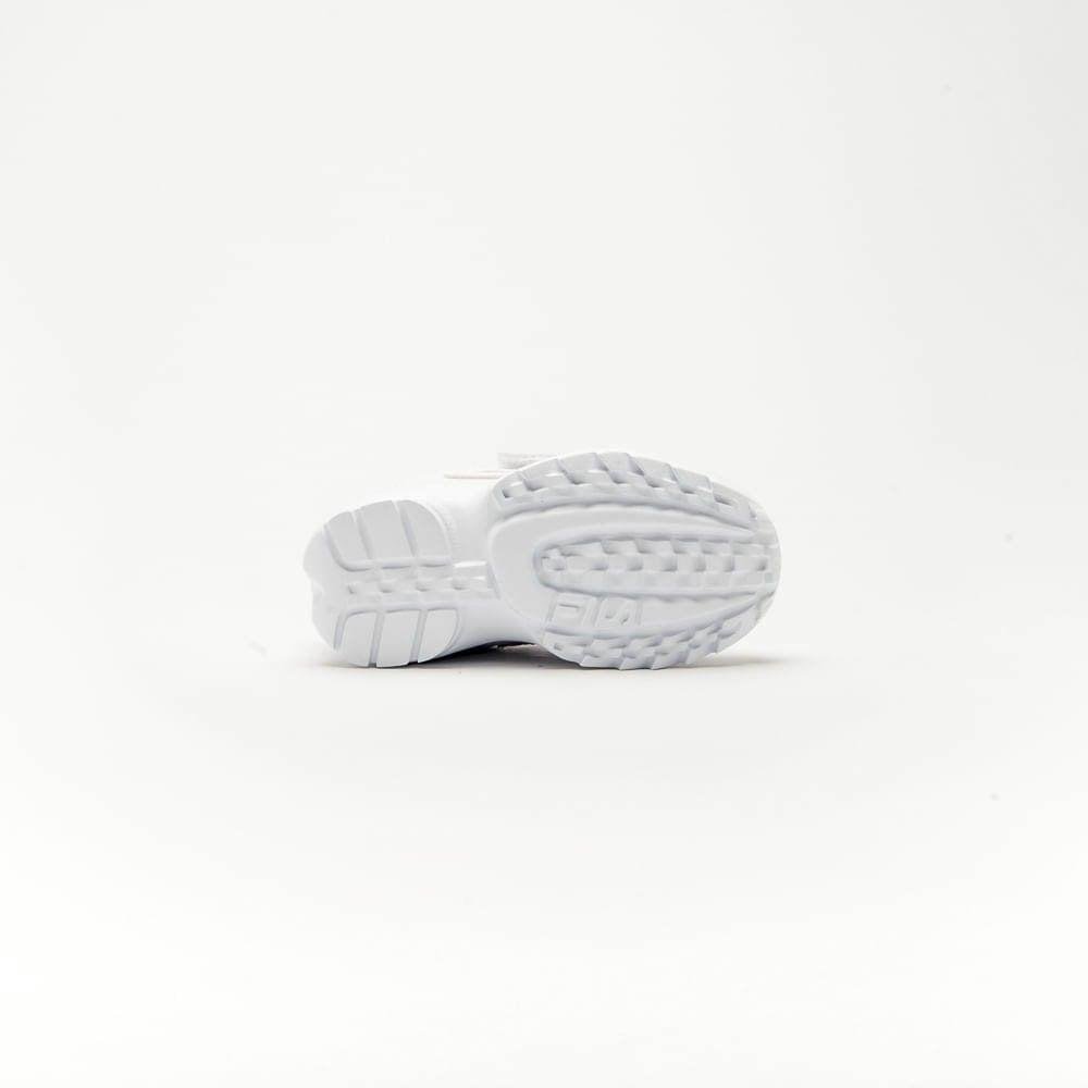 Tênis Infantil Fila Disruptor Fd8k Branco Branco 5