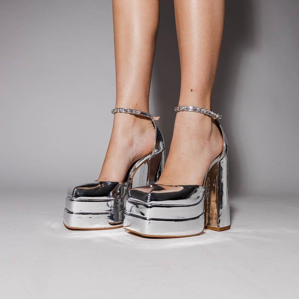 Sapato Casual Zariff 1931637 Feminino 2032 Prata 7