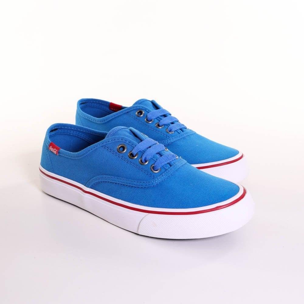 Tênis Feminino Coca-Cola 0471 Azul/Vermelho Azul 3