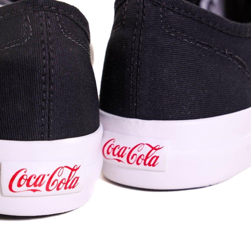 Tênis Feminino Coca-Cola 2208 Preto/Branco Preto 5