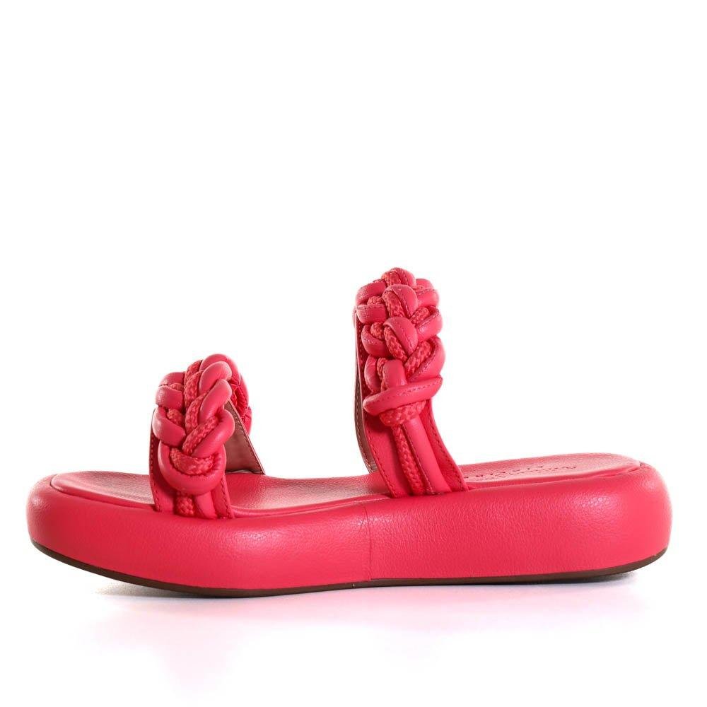 Tamanco Feminino Plataforma Lia Line 215070924 Vermelho 2