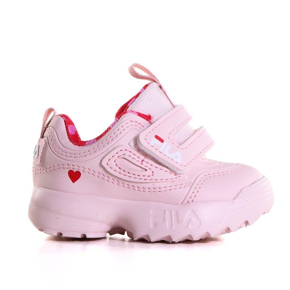 Tênis Infantil Fila Disruptor Fd8k Rosa Rosa 1