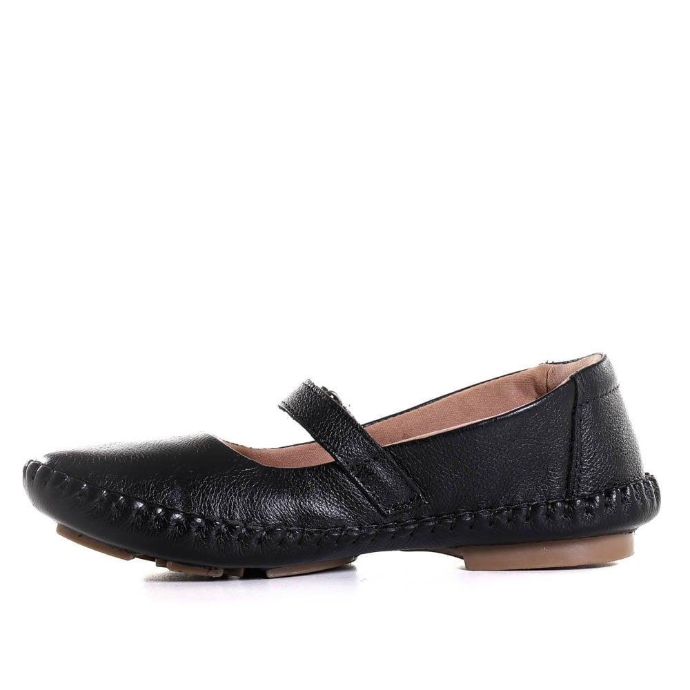 Sapato Social Leve Comfort F10907 Feminino 2032 Preto 2