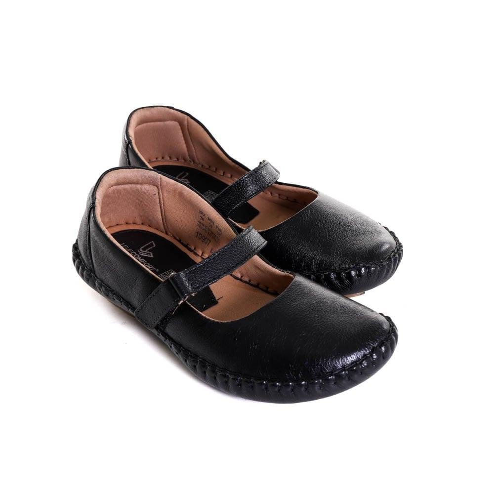 Sapato Social Leve Comfort F10907 Feminino 2032 Preto 3