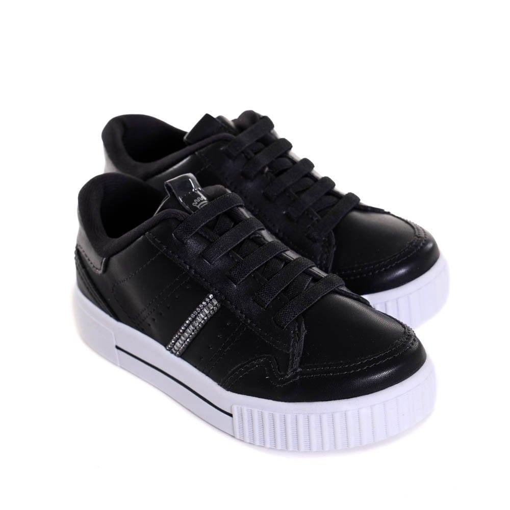 Tênis Infantil Menina Pink Cats Preto V3303 Preto 3