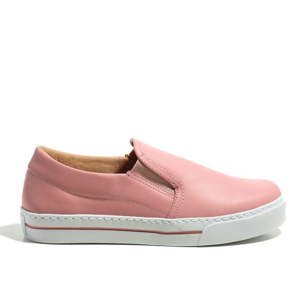 Tênis Feminino Slip On Zariff Rosa 0237000 Rosa 3
