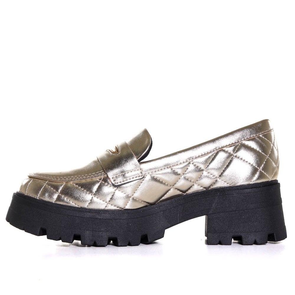 Mocassim Feminino Dakota Champagne G5961 Dourado 2
