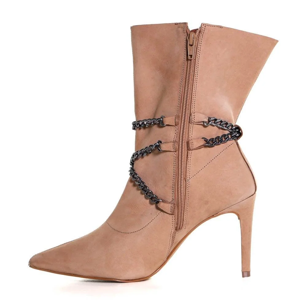 Bota Zariff Feminina Feminino Bege 2