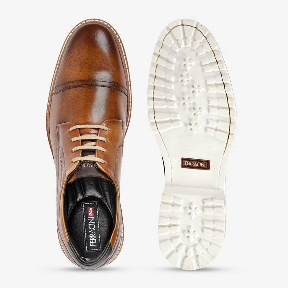 3401j Sapato Masculino Ferracini Marrom 3401J Marrom