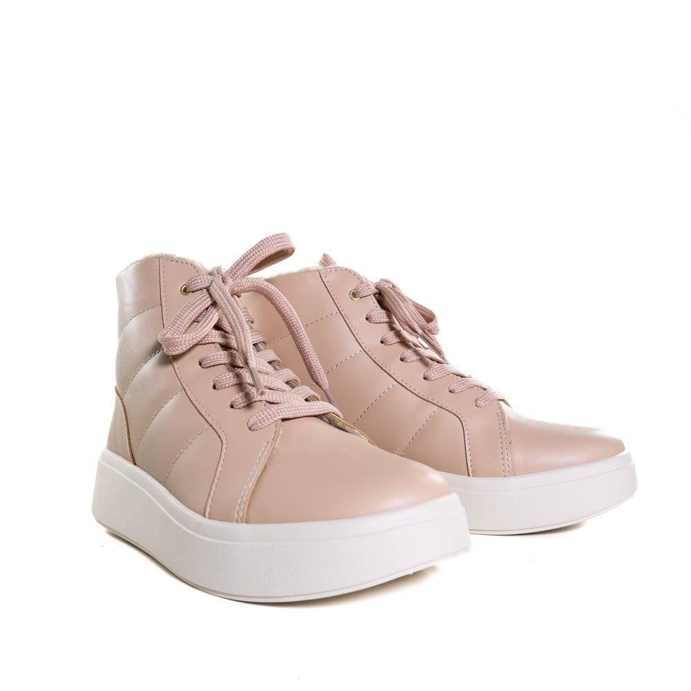 Tênis Zariff Botinha Feminino Bege 3