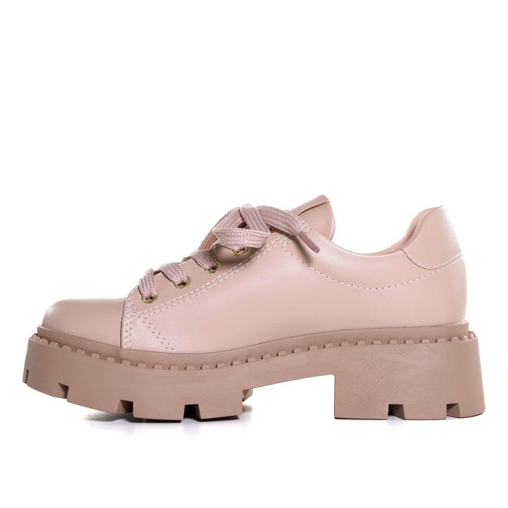 Sapato Casual Zariff Tratorado Nude Feminino 2032 Bege 2