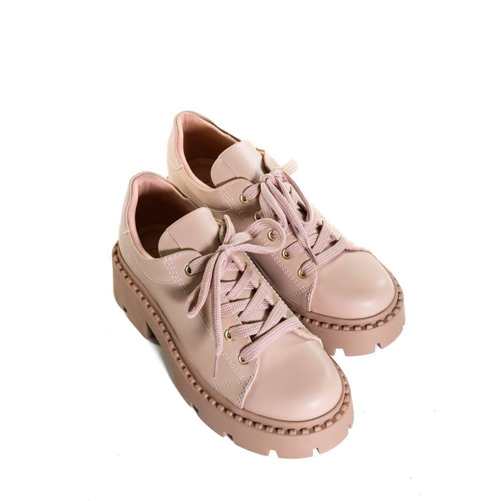 Sapato Casual Zariff Tratorado Nude Feminino 2032 Bege 3