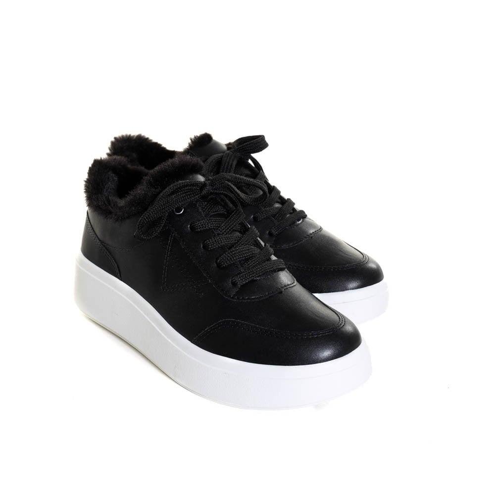 Tênis Feminino Zariff Forrado em Pelo Preto 3
