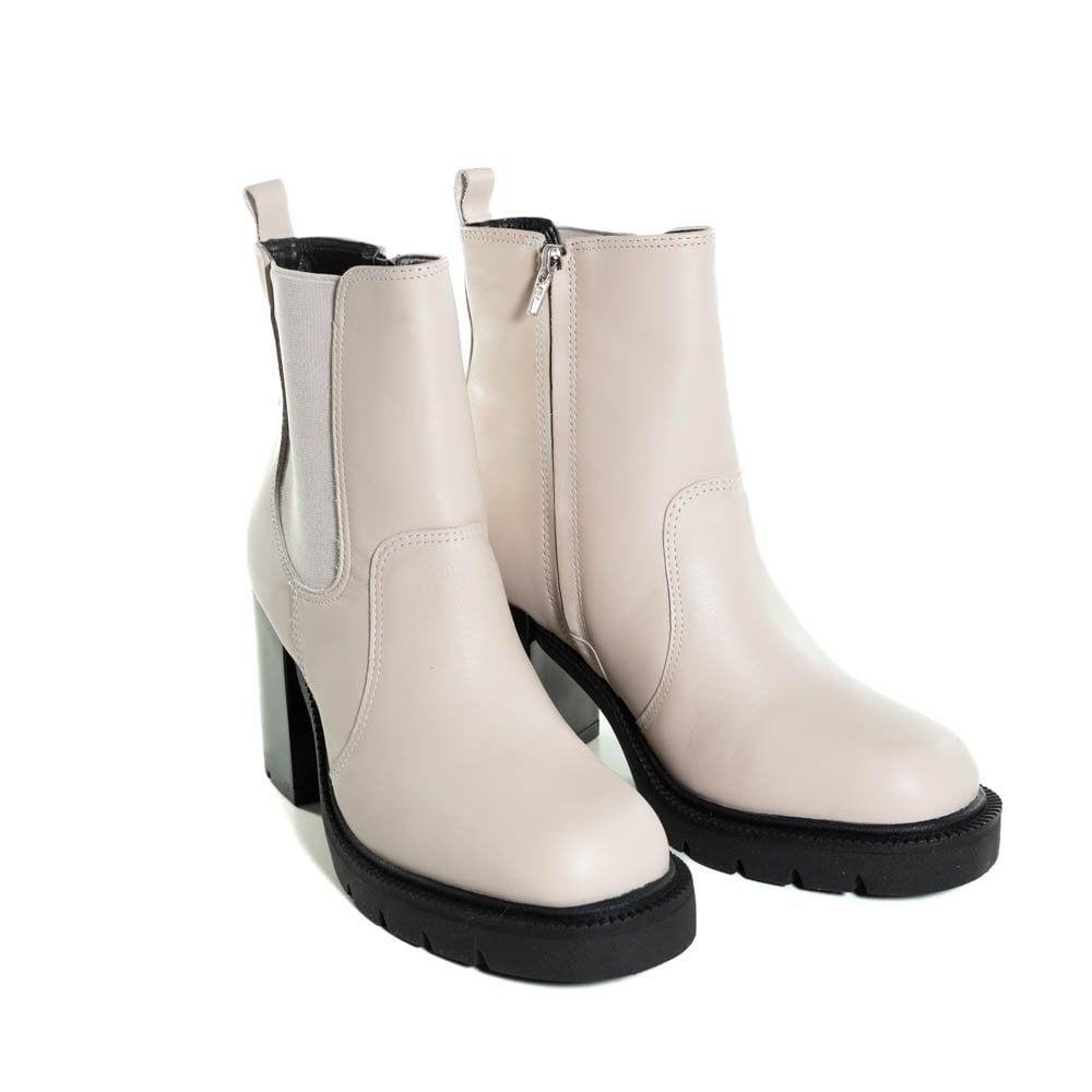 Bota Feminina Chelsea Zariff 2216-71244 Vanilla Bege 4